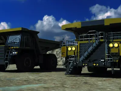 Dump Truck 3D model