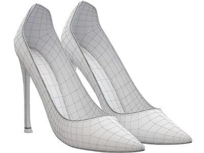 Shoes 01 - High Heel Shoes - Dior D-Moi Pump  3D model