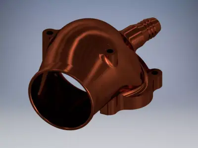 C20xe Powercap 71 mm 20 degree with fitting 20mm 3D print model