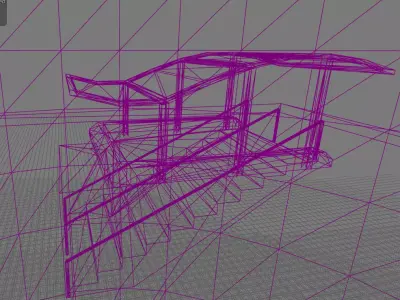 metro Free low-poly 3D model