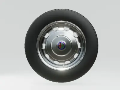 Alfa Romeo Giulietta Berlina 1995 Wheel 3D Model 3D model