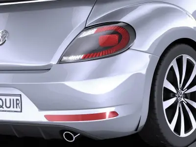 Volkswagen Beetle Convertible R-line 2015 VRAY 3D model