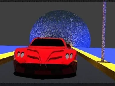 Car Animation  Low-poly 3D model