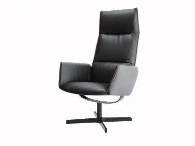 DS 344 Armchair and Footstool 3D model