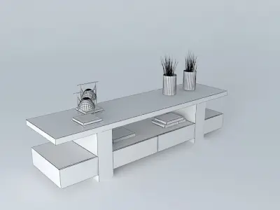 AUSTIN bookshelf Free 3D model