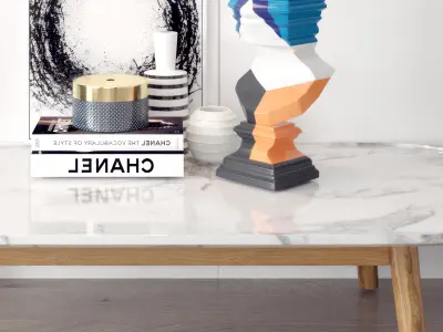 Abstract Modern Sculpture Decoration Geometry 3D model