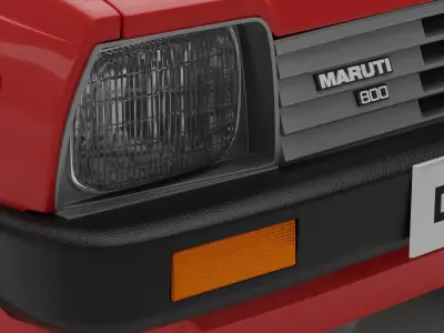 Maruti 800 1983 3D Model 3D model