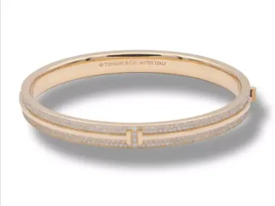 Tiffany bracelet  with diamonds 3D print model