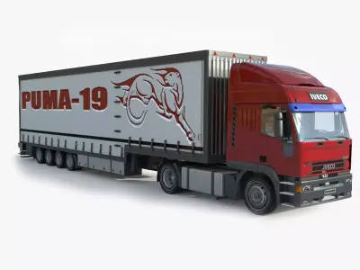  Iveco Eurotech Truck 3D model