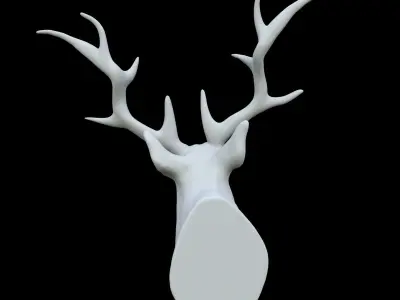 scarecrow deer head  3D model