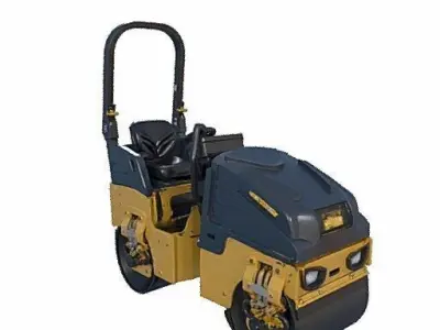 Road Roller 3D model