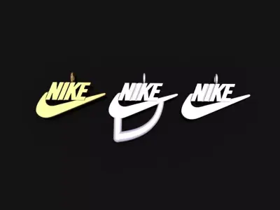 NAME PLATE TAG NIKE STYLE DOGTAG PENDANT 3D print model