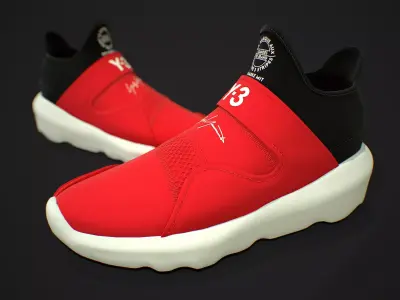  Adidas Y-3 Suberou PBR Low-poly 3D model