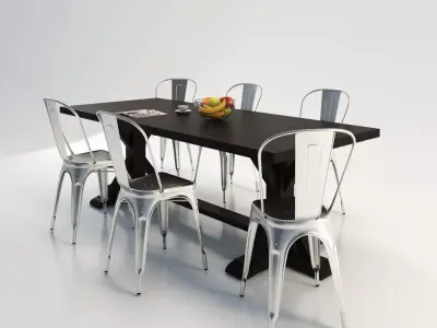  Table set decoration  3D model