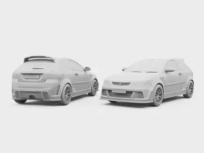 Proton Satria Neo Lotus  3D model