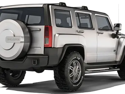 Hummer H3 2006 3D model