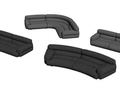 Jardan Valley sofa 3D model