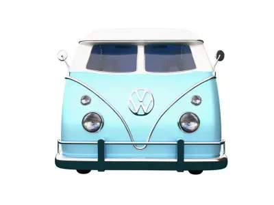 vw combi  Low-poly 3D model