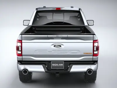 F150 Tremor Regular Cab 2022 3D model