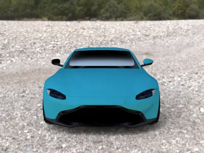 Aston Martin Vantage 3D model by PIXELCRAZE