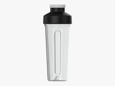 Blender bottle 3D model