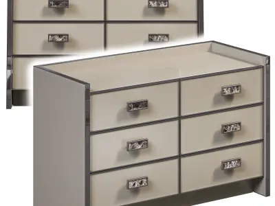 carina-dresser by elve luxury 3D model