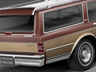 Chevrolet Caprice Estate Wagon 1978 3D model