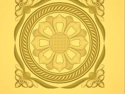 floral design15 3D model