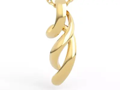 Ultimate Wave Necklace  3D print model