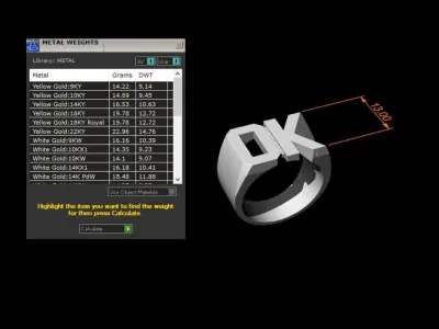 Ok men ring 3D print model
