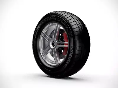 Wheel v1 3D model purchase