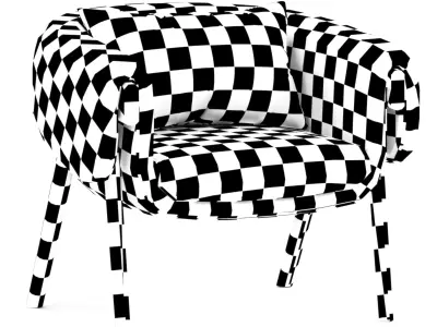 bulo monica 3d model Low-poly 3D model