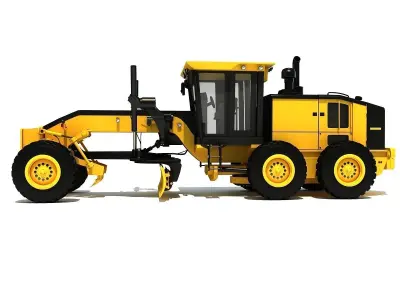 Motor Grader 3D model