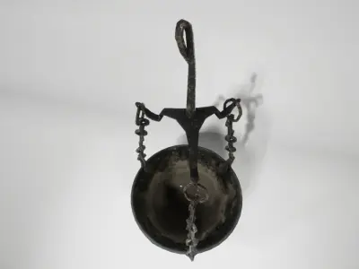 Ironpan medieval for torch UE4 Free low-poly 3D model