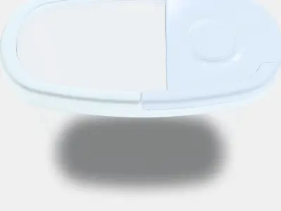 IKEA 365 lidded jar for dry foods Low-poly 3D model