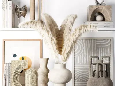  Decorative set 10 3D model