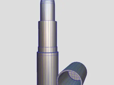 Lipstick 2 Low-poly 3D model