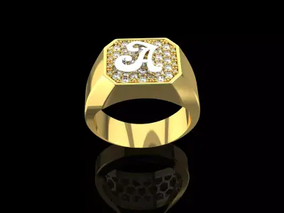 Ring Number 20 3D print model