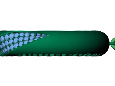 Twist jewelry pendant 3D print model