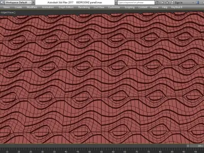 Pannello 3D DS8037 wall panel 3d model Low-poly 3D model