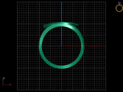 Fancy Womens Rings Plain Rings Ready STL 3DM Models Rings 3D print model 42