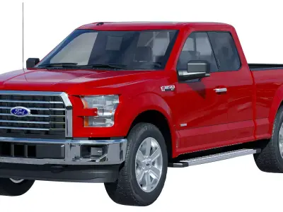 Ford F150 XLT 2015 3D model