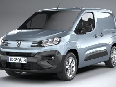Peugeot Partner 2024 3D model
