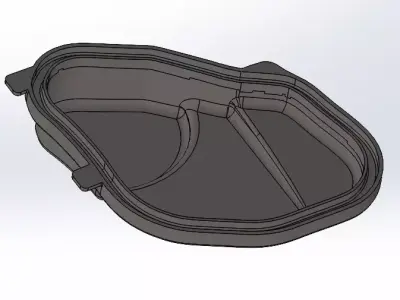 Headlight cover Left Seat Ibiza  3D print model