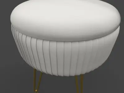 Modern Stool 3D model