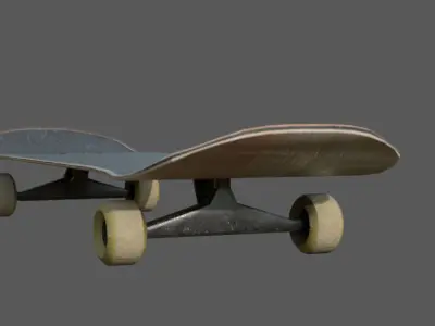 Skate table Low-poly 3D model