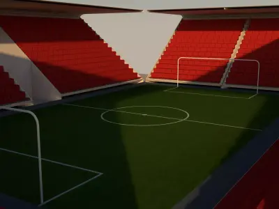 Football Soccer Stadium 3D model