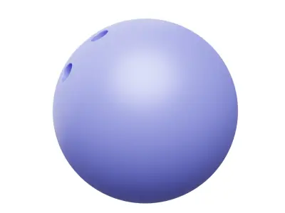 Bowling Ball 3D model
