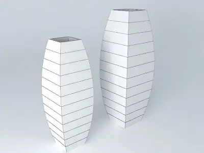 Glass vases Free 3D model purchase