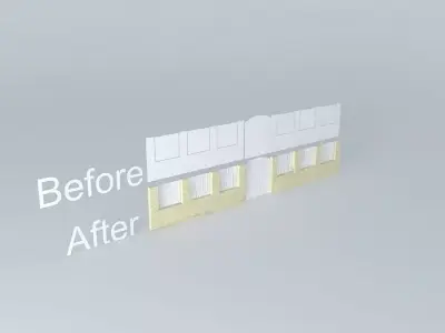 Wall and barrier Free 3D model